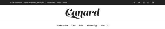 Canard: Site Logo